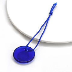 Lucky Turkish Greek Evil Blue Eye Charm Pendant Blue Lamp Work Glass Car Home Amulet Pendant Eye Jewelry Accessories