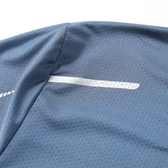 Men's Running Quick Drying T-shirts Breathable Hiking Fishing Tees Soft Elasticity Outdoor Sports Short Shirt Summer