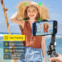 AOCHUAN Smart XE Gimbal Stabilizer 3-Axis Foldable Handheld Stand For iPhone Android With Focus Wheel For Vlog Live Streaming
