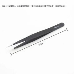 Stainless Steel Tweezers Anti Static Fine Pointed Elbow Precision Tweezers Soldering Tools Industrial Tweezers DIY Tool