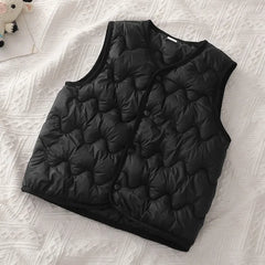 Kids Warm Vest Winter Girls Boys Thicken Waistcoat Outerwear Children Teens Cotton Solid Color Jackets Vest for 1-6Years