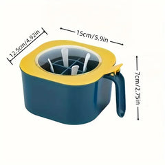 A 4-In-1 Large Capacity Seasoning Box with a Lid And Spoons Comes with Four Spoons for in The Home Kitchen for Salt Containers