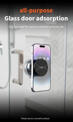 Magnetic Suction Phone Mount 360° Adjustable Vacuum Foldable Phone Holder Car Mounted Adsorption Bracket Universal Car Bracket
