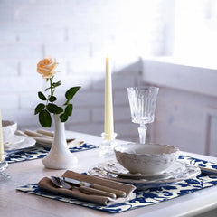 4Pcs Passover Linen Placemats Jewish Holiday Party Table Decor Washable Seder Matzo Table Mats Passover Decorations