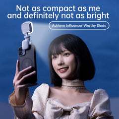 Portable LED Selfie Fill Light Photography Adjustable Brightness Mobile Led Light Clip For Phone Laptop Tablet Meeting Make Up
