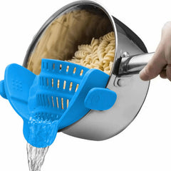 1pc, Strainer, Pot Strainer, Adjustable Clip On Strainer For Pots Pans And Bowls, Kitchen Pot Strainer Cooking Essentials, Kitchen Tools