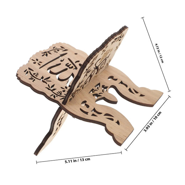 Wooden Bible Book Stand Desktop Reading Holder Quran Display Rack Tabletop Book Rack Home Office Reading Stand