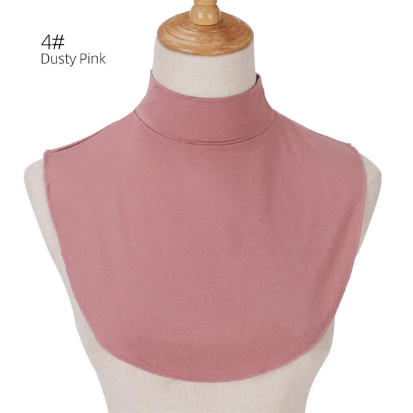 New Soft muslim women's neck cover modal jersey Full cover high neck turtle neck cover islamic clothing ladies clothes accessory