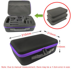 Eva Storage Bag Tool Case Waterproof Oxford Cloth Zipper Bag Shockproof Sponge Box Fishing Gear Organizer Carring Pouch Camera