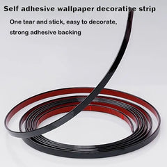 Home Self-adhesive Line PVC Waterproof Edge Banding Strip Gold Tape Ceiling Furniture Tile Wall decor