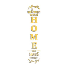English Letters Home Letter Signs Acrylic Mirror Wall Art Stickers Wall Decorations for Living Room Bedroom Home Decor Wall Decals