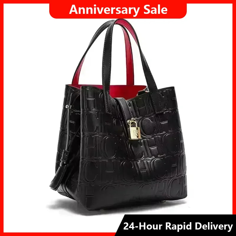 CH Brand Women's Handbag Large Capacity, Letter Elements Women's Handbag 2025 Classic Fashion Shoulder Bag