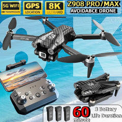 Lenovo Z908 ProMAX 8K Drone ESC Professional 4K GPS Dron Optical Flow Localization 3sided Obstacle Avoidance Quadcopter Toy