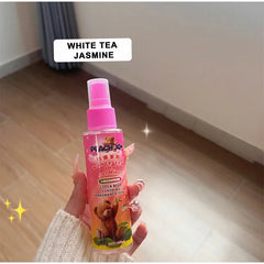 Korean Fresh Clothes Fragrance Spray Rich White Tea Jasmine Eau De Toilette Lasting Deodorizing Air Fabric Freshener Deodorizing