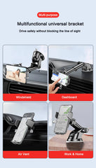 2026 NEW Universal Sucker Car Phone Holder 360° Windshield Car Dashboard Mobile Cell Support Bracket for 4.0-7 Inch Smartphones