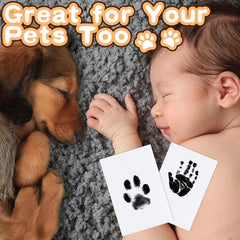 Paw Print Clean Touch Ink Pad, Dog Or Cat Pet Owner Keepsake, DIY Inkless Nose and Pawprint Impression Making Kit Pet Shop, Pet Toys
