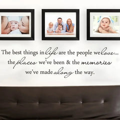Inspirational Quote Wall Decal – Living Room & Bedroom Love Decor