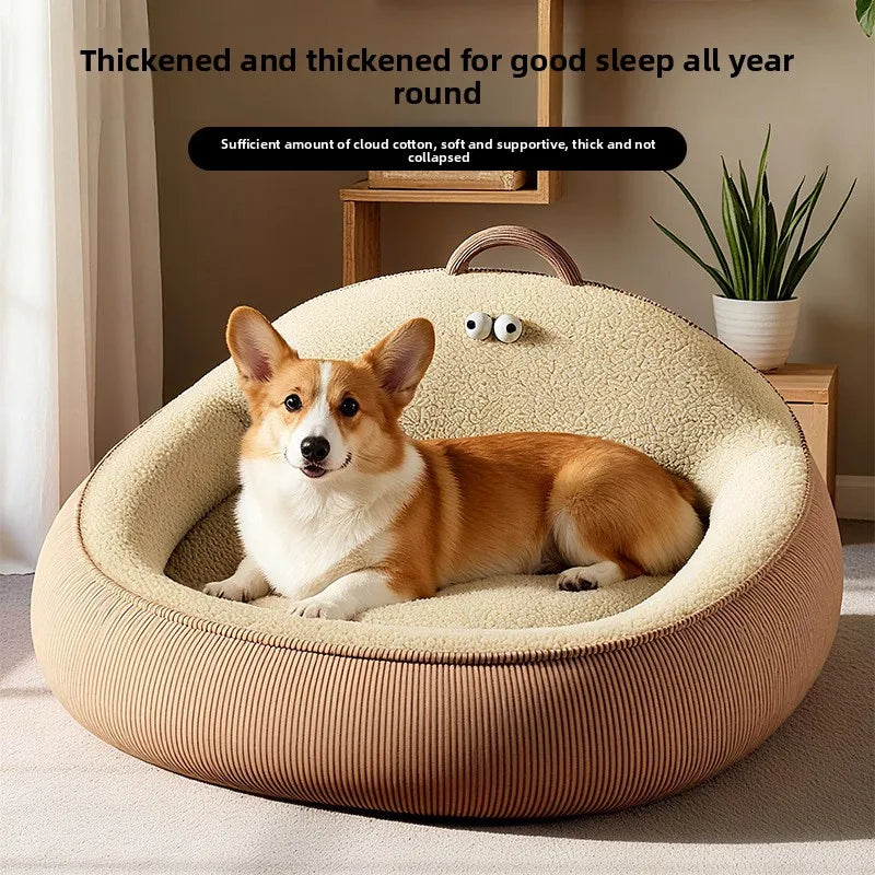 Dog kennel all-season pet small dog Teddy Pomeranian warm sleeping dog bed removable cat litter pet bed dog beds Pet Shop
