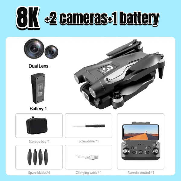 Lenovo Z908 ProMAX 8K Drone ESC Professional 4K GPS Dron Optical Flow Localization 3sided Obstacle Avoidance Quadcopter Toy