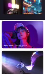 RGB Pocket Light Outdoor Photography Fill Light Live Streaming Photo Camera Full Color Photography Light