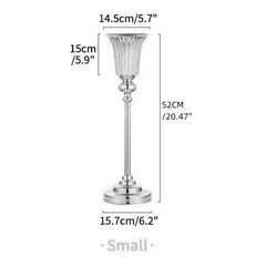 Wedding Centerpiece Vase, Floor Vase -Multi-Purpose Metal Vase for Christmas and Halloween Decorations, Party Events