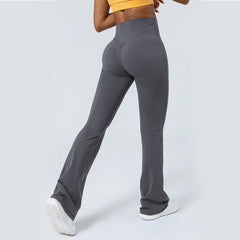 Cloud Hide Leisure Blue Sports Pants Women Home Workout Long Yoga Trousers Gym Fitness Leggings Running High Waist Street Tights