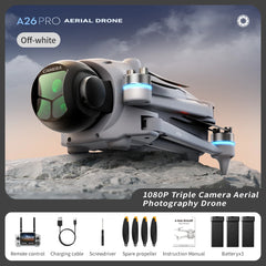 Lenovo A26 Pro Drone 5G WiFi Drone 4K Dual HD Camera Large Screen Remote Controller Brushless Motor Professional Quadcopter Toy