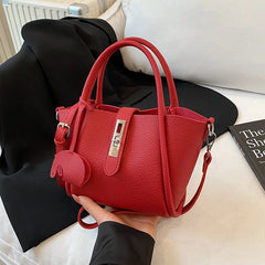 Fashion Leather Tote Bag – Versatile Casual Commuter Bag
