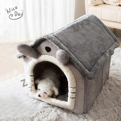 winterFolding houses for small and medium sized dogs and cats, mattresses, pet products, puppy baskets, winter kennels Pet Shop