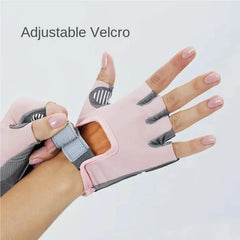 1 Pair Slip-Resistant Fitness Gloves – Weightlifting & Gym Training