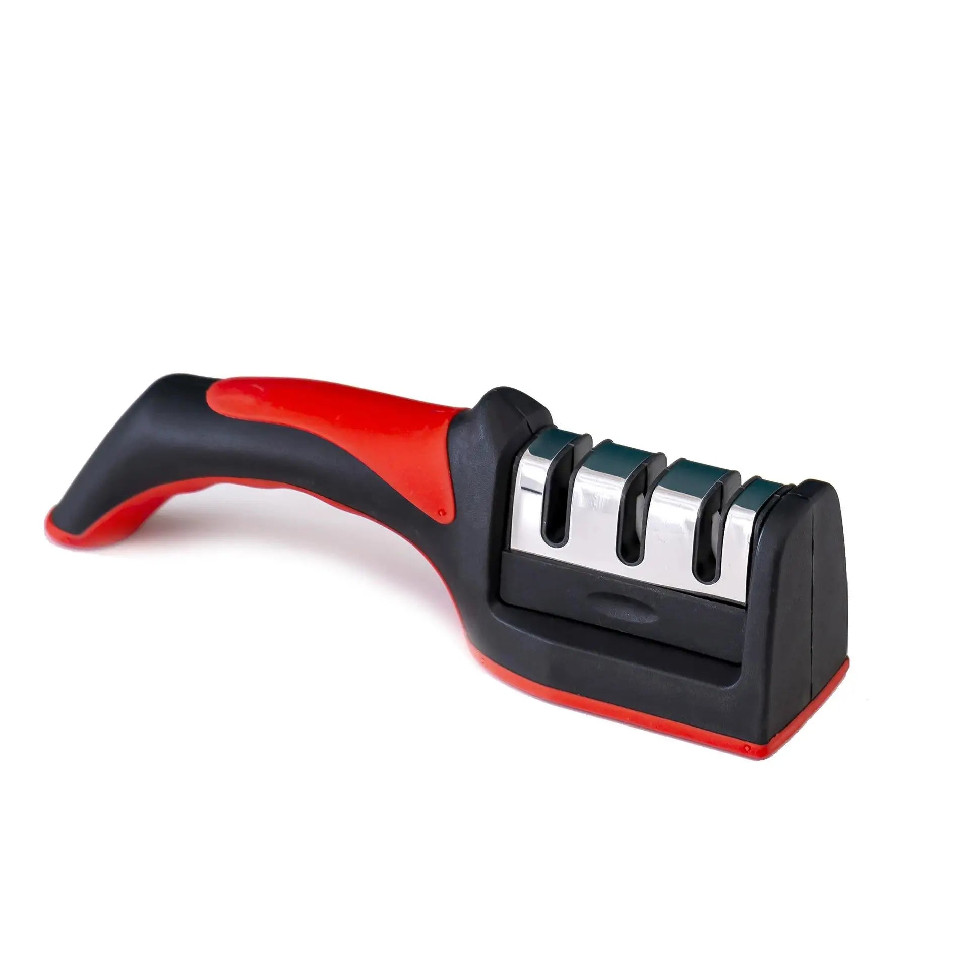 3-Segment Knife Sharpener Knife Sharpeners for Kitchen Knives Stainless Steel Three-Purpose Sharpening Stone for Cooking Essentials, Kitchen Tools