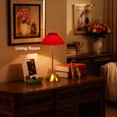 LED Table Lamp Touch Sensor Rechargeable Desktop Night Light Wireless Reading Lamp For Restaurant Hotel Bar Bedroom Decor Light