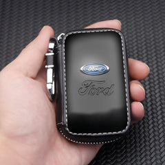 PU Leather Car Key Case for Ford Focus & Fiesta Models