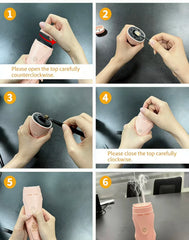 USB Electric Bakhoor Incense Burner with Comb Set