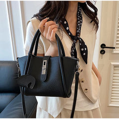 Fashion Leather Tote Bag – Versatile Casual Commuter Bag
