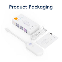 Smart Motion Sensor Toilet Light, USB Rechargeable LED RGB Night Light for Bathroom