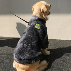 HOOPET 3XL-7XL Winter Thick Big Dog Clothes Lambs Wool Jacket for Medium Large Dogs Windproof Coat Pet Shop Pet Clothing