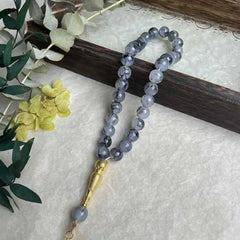 10mm 33PCS Glass Tasbih Islamic Prayer Beads Bracelet for Women