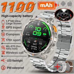 New T-Rex3 Ultra 1100mAh Battery Smart Watch GPS Track Compass IP69K Waterproof Sports tracker Outdoors Military Smartwatches