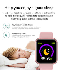 D20 Smart Watch Sport Fitness Tracker Pedometer Smartwatch for Men Women Digital Wristwatch Y68 Pro6 Gift