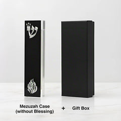 Personalized  Acrylic 3D Cut Jewish Mezuzah with Home Blessing&Name Custom Mezuzah Case Judaica Gift New Home Jewish Gift