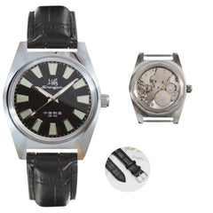 Shanghai 36MM Hand-Wind Mechanical Watch 7120 Waterproof Bauhaus Design Watch for Men enamel dial