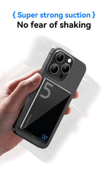 KUULAA Magnetic Power Bank 5000mAh Magnetic Wireless Phone Charger External Battery 20W Fast Charging For iPhone 17 16 PowerBank
