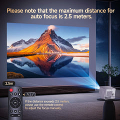 Magcubic 900ANSI Android 14 Projector Auto Focus Support 8K Native 1080P With Wifi6 BT5.4 16G Allwinner H726 Portable HY350Max