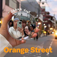 Mini Round Selfie Mirror Set Portable Wide Angle Convex Spherical Mirror 7.5cm 9.5cm For Vlogging iPhone Samsung Smartphones