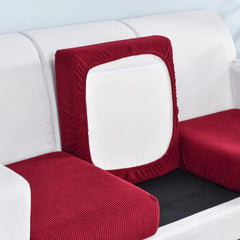2/3pcs Couch Covers Stretch Cushion Covers Sofa Seat Cushion Slipcover Cushion Protector For Bedroom Office Living Room Home Dec