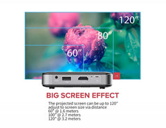 SmartIdea Wireless Projector DLP Handheld Pocket Proyector Build-in Battery Support AirPlay Miracast Outdoor Camping Projector