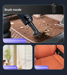 Car vacuum cleaner wireless one-button dust dump high-power portable vacuum cleaner large suction mini handheld vacuum cleaner