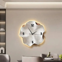 [3D imitation]European Premium Wall Clocks Quiet Office Elegant Aesthetic Christmas Wall Clock Living Room Luxury Horloge Murale Home Decor