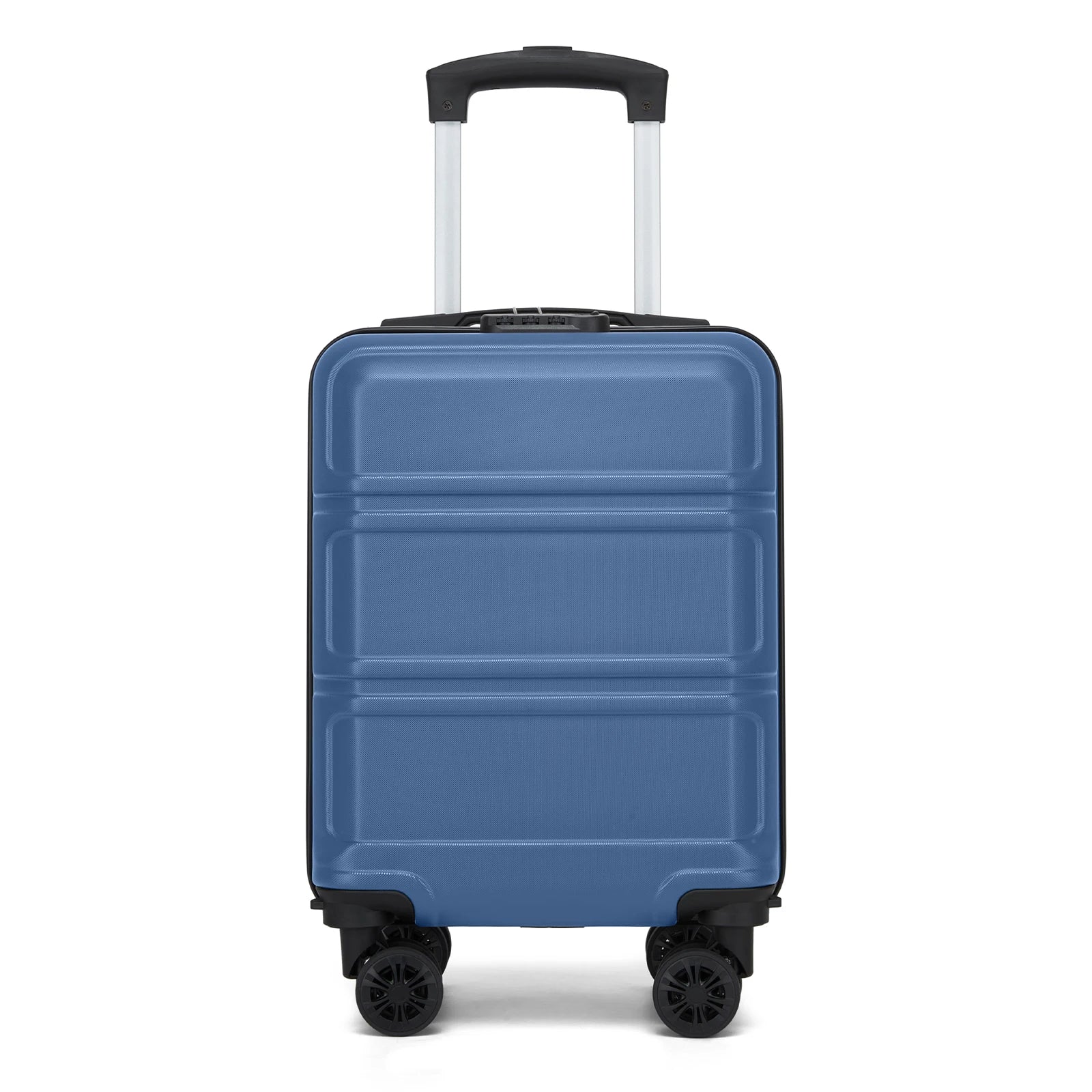 Kono 15 Inch ABS+PC Hard Shell ,Removable Wheels+Lightweight, Ryanair Approved Cabin Trolley, 40x30x20 Under Seat Hand Luggage